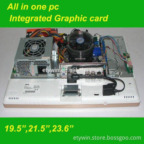 Parts in one pc New inventions DIY all in one pc case with 21.5" LED monitor DIY desktop computer hardware case pc